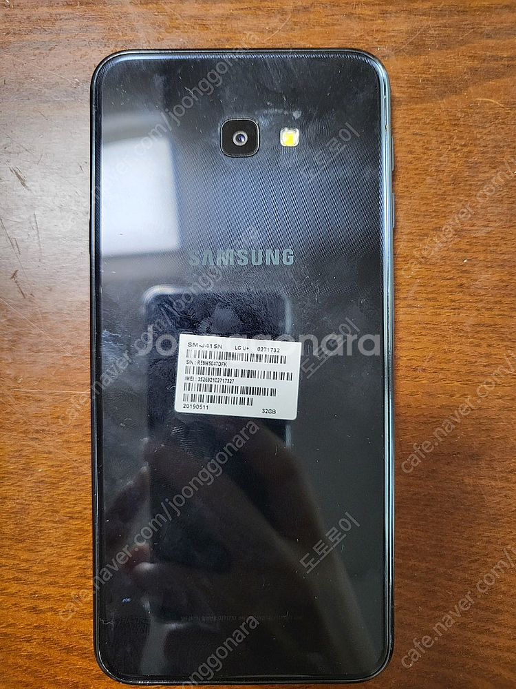 삼성 갤럭시J4플러스 32GB 블랙 스마트폰 부품폰 팝...--1