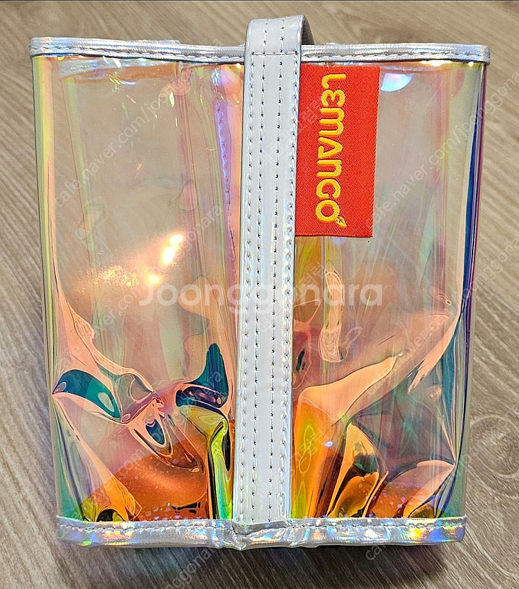 (새상품) LEMANGO 르망고 미러 박스 원형 실버색...--1