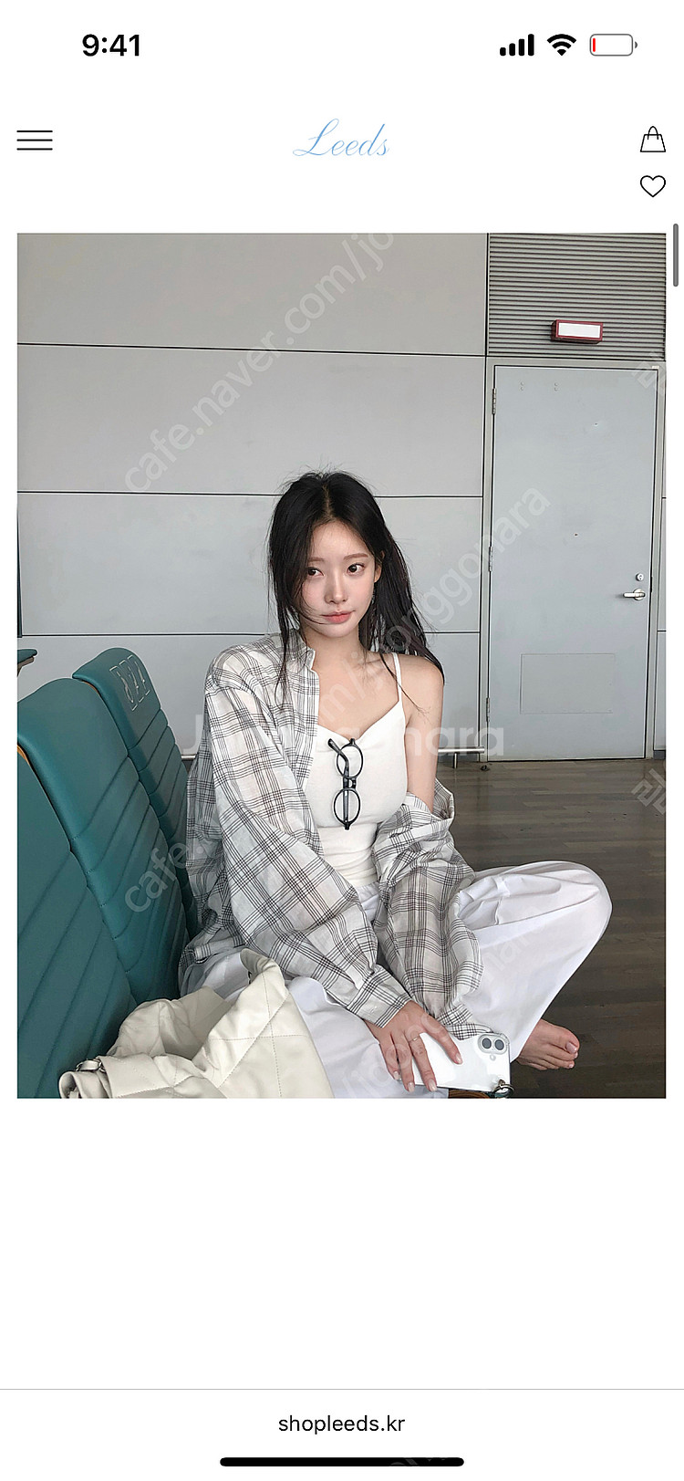 더위시 리즈 블라우스 나시 가디건 숏츠 등--6