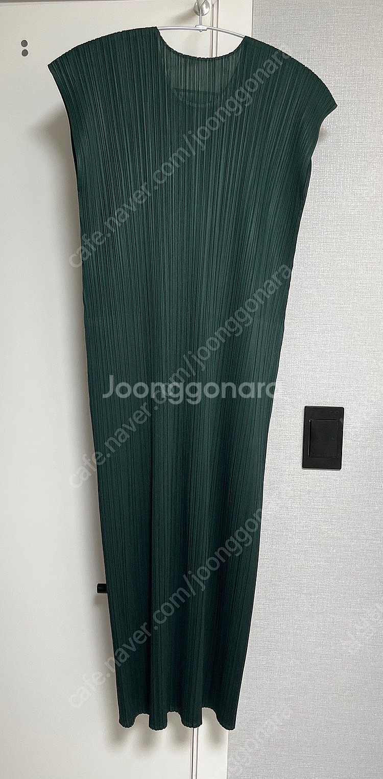 플리츠플리즈 다크그린 원피스 4사이즈--4