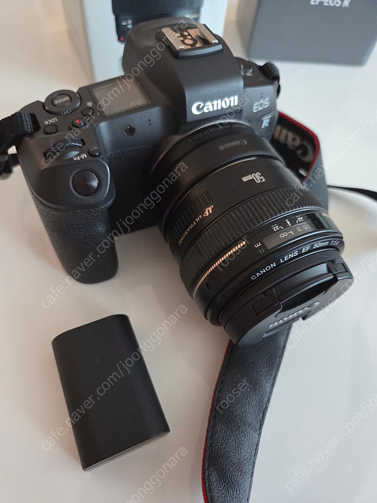 캐논 EOS R+ EF 50mm f/1.4 USM 렌즈+어댑터 EF-EOS R 이미지