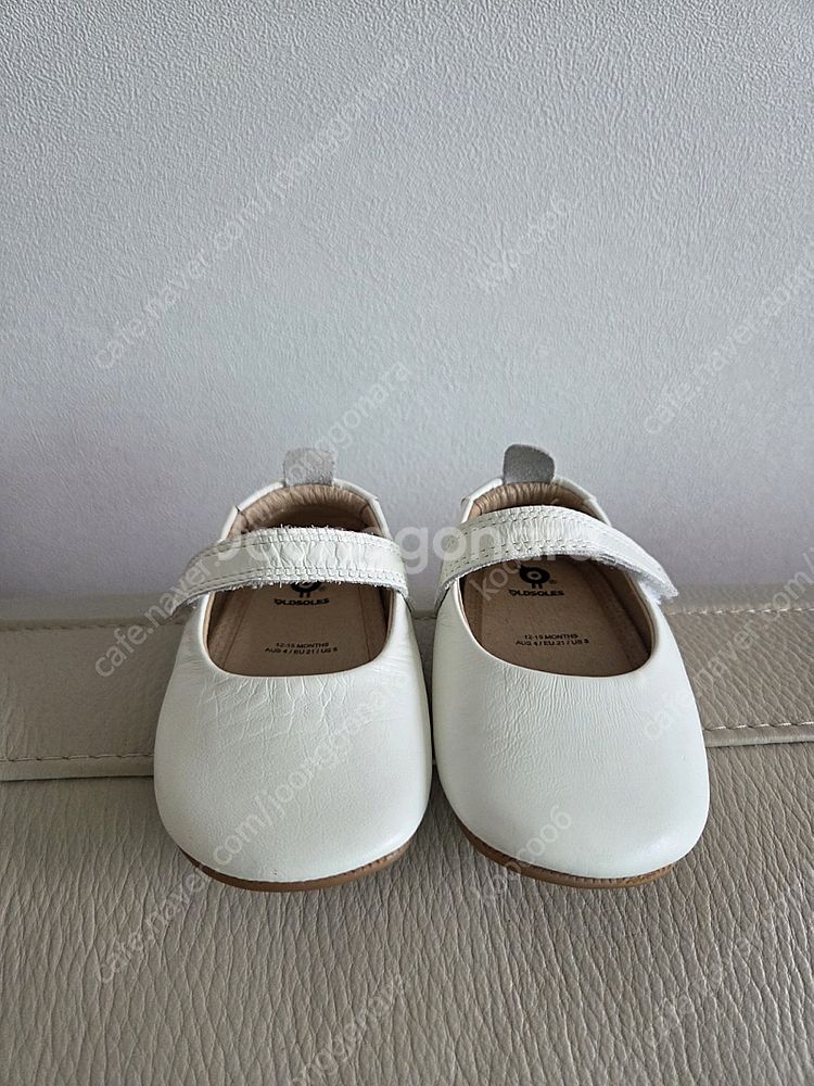 올드솔 가브리엘 화이트 21 사이즈 걸음마 신발--0