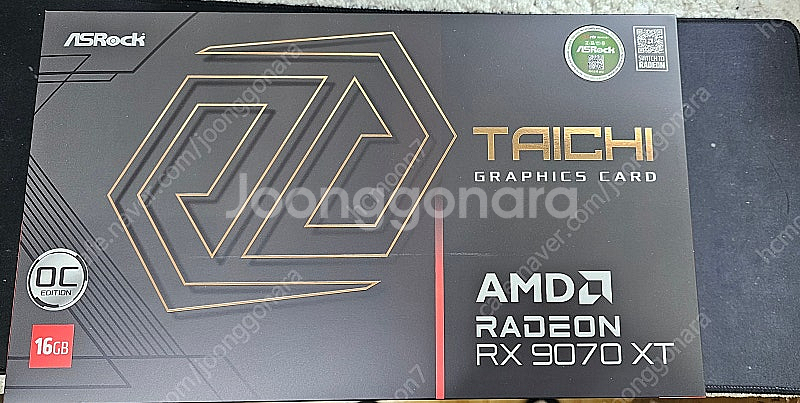 ASRock 라데온 RX9070XT TAICHI 16G...--0