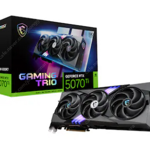 [대전] MSI 지포스 RTX 5070 Ti 게이밍 트리오 OC D7 16GB 트라이프로져4 (미개봉, 새제품)