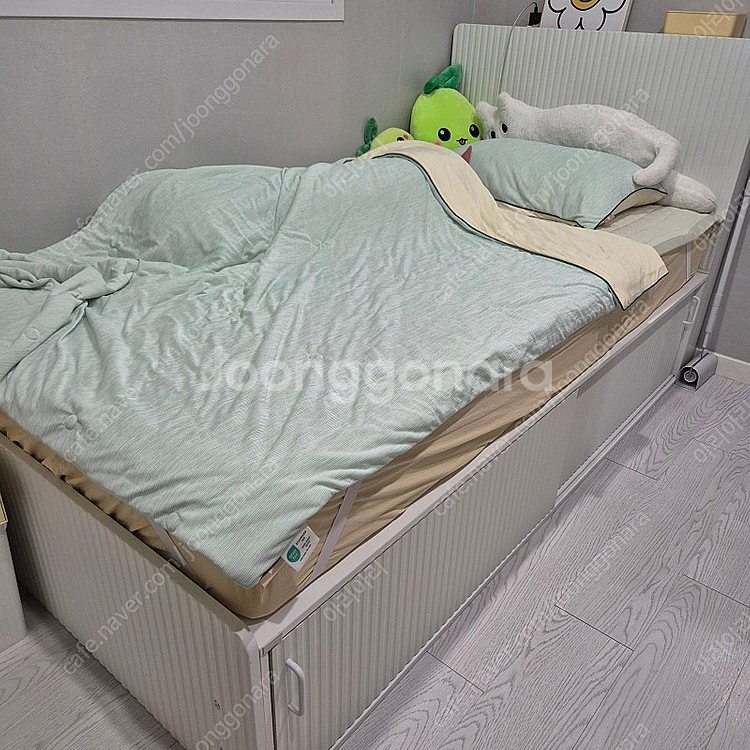 골든스트릿 그로우 템파보드 슬라이딩 수납침대 프레임(S...--0