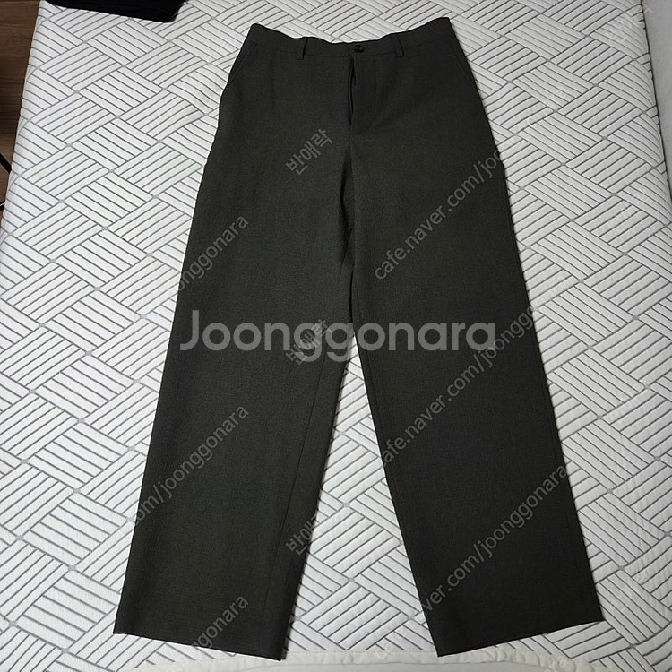 커스텀멜로우 snug 시어서커 와이드 팬츠 78 그린 ...--1