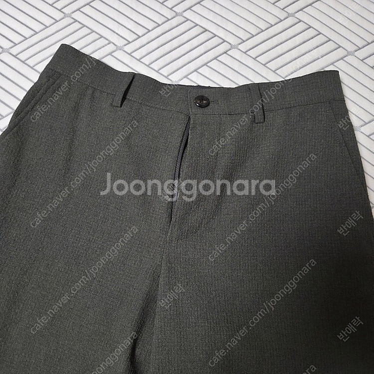 커스텀멜로우 snug 시어서커 와이드 팬츠 78 그린 ...--2