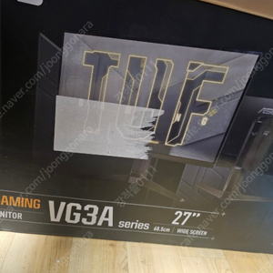 [미개봉 새제품] 아수스 터프 게이밍 모니터 VG27AQL3A 27인치 QHD모니터