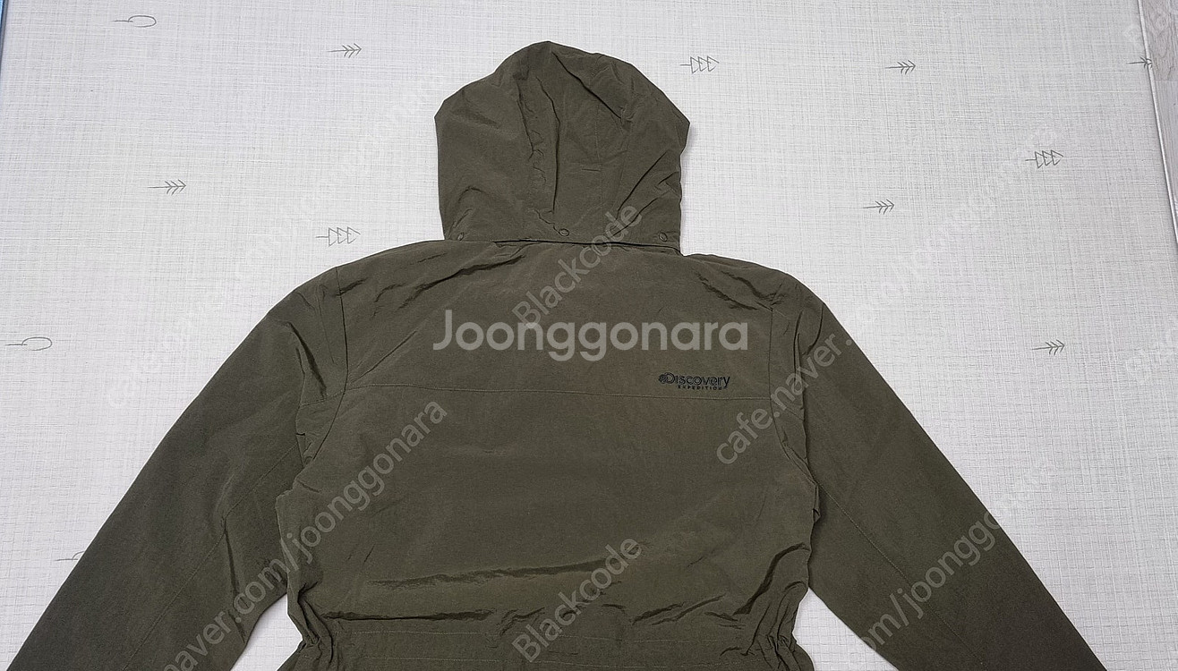새상품 디스커버리 후드 트렌치 롱 자켓 (카키색) 판매합니다 Discovery 야상 105사이즈 택포 70,000원--5