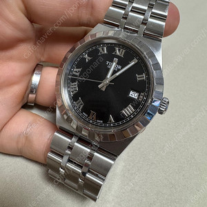 판/교) 튜더 로얄 38mm 검판
