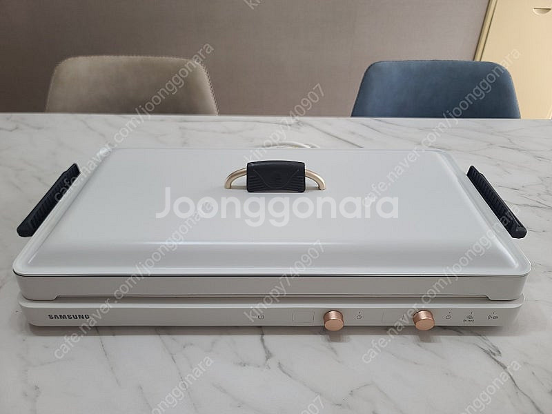 삼성 더 플레이트 인덕션 2구 + 오슬로 전용용기(전용그릴)--0