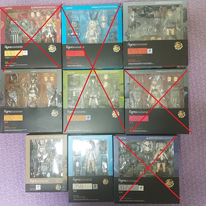 미개봉 개봉 피규어 정리. 네이티브 큐식스 피그마