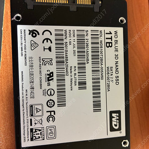 WD blue 3D nand 1T 팝니다