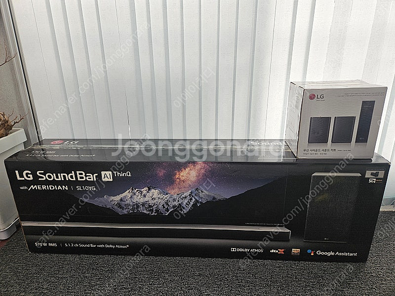 LG 사운드바 SL10YG+SPK8S 팝니다.--4