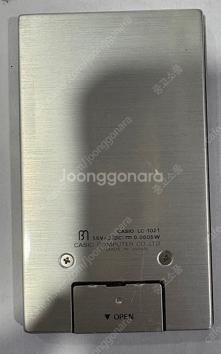 카시오 구형 전자 계산기 LC-1021 소장용 판매--3