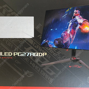 ASUS PG27AQDP OLED 480Hz 모니터 팝니다.(패널 새걸로 교체)