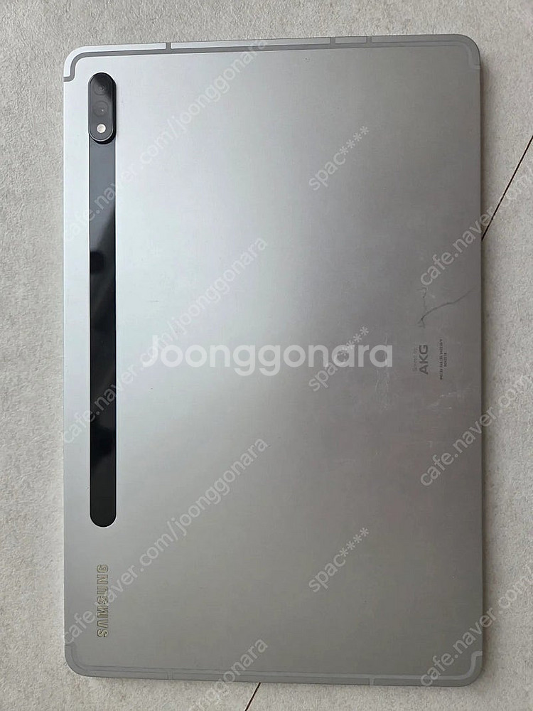 갤럭시 탭 S8 5G 실버 키보드 케이스 포함--1