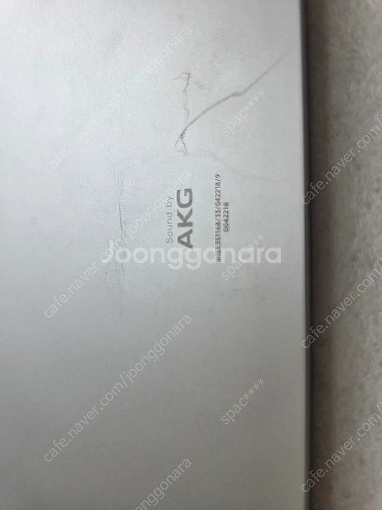 갤럭시 탭 S8 5G 실버 키보드 케이스 포함--2