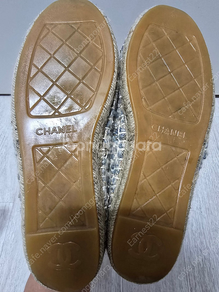 (정품) 샤넬 CC로고 에스파듀 39사이즈 (명품 여자...--2