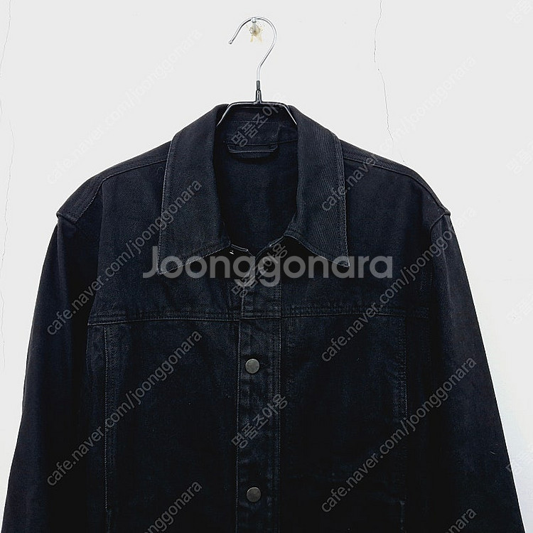 COOR 쿠어 데님 컷오프 자켓 블랙 M--2