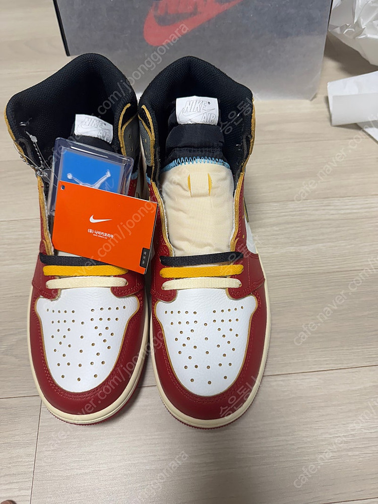 나이키 조던1 유니온 하이 시카고 쉐도우 275 팝니다.--1