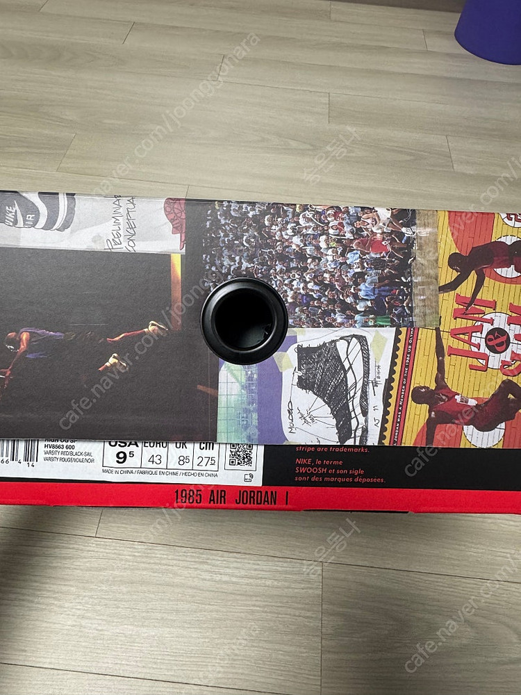 나이키 조던1 유니온 하이 시카고 쉐도우 275 팝니다.--2