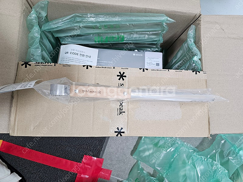 스노우피크. 화로 스타터 세트L.(미개봉 새상품)+화로집게(미개봉 새상품) +후로가L(미개봉 새상품)--4