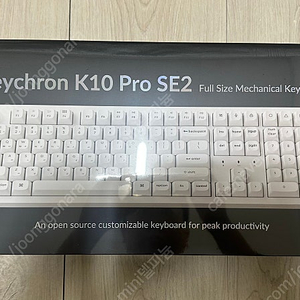 키크론 K10 Pro SE2 화이트 키보드