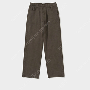 [L] 마이라이브러리 가먼트 다이드 팬츠 (브라운)