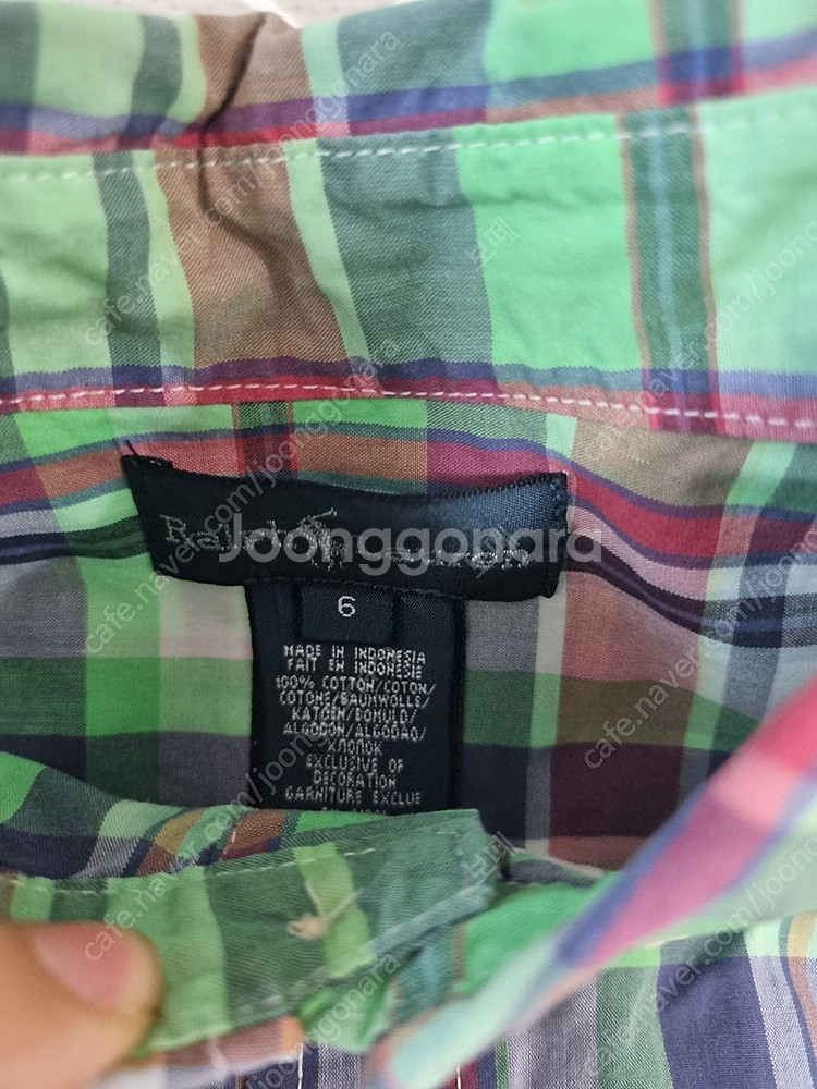 [남아 옷] 폴로 반팔 남방 6T--2