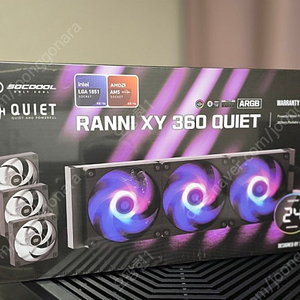 [용인](미개봉) 3rsys 라니 ranni xy 360 quiet 화이트 3열 수냉쿨러 팝니다.
