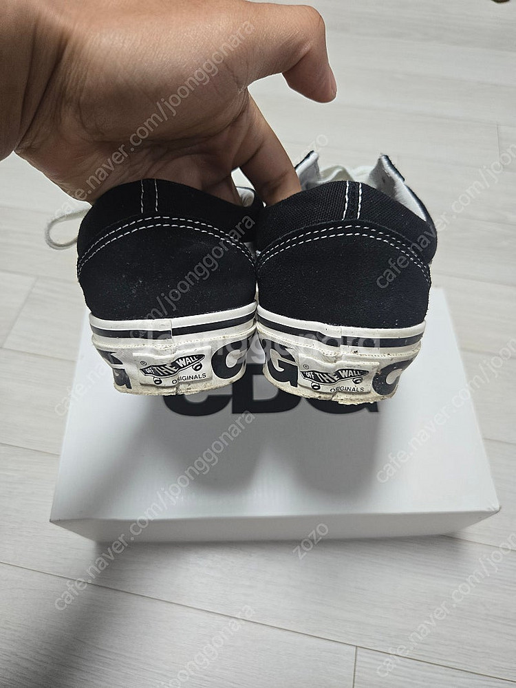 반스x cdg 올드스쿨 260 블랙--2