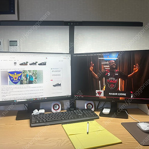LG 모니터 27MR400 2대 판매합니다.(우선 일괄판매만)