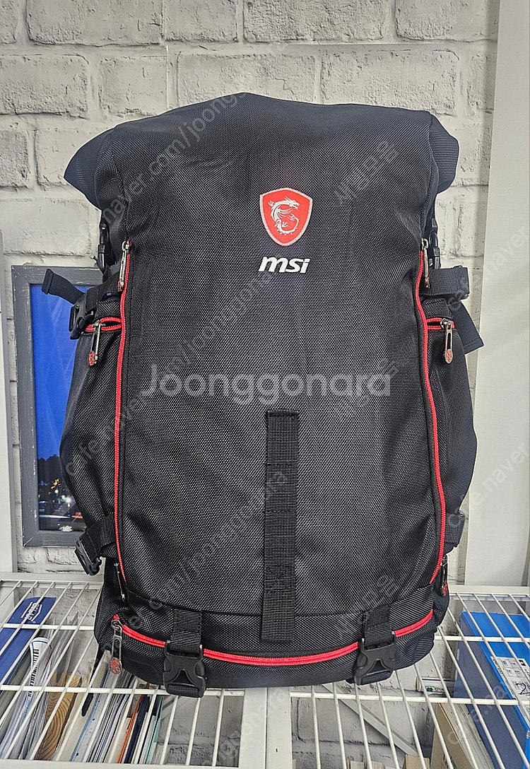 MSI 게이밍백팩 롤탑 용가리 노트북백팩 PA99--0
