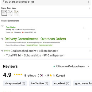 FONEX 안경 티타늄 안경 블랙 새제품