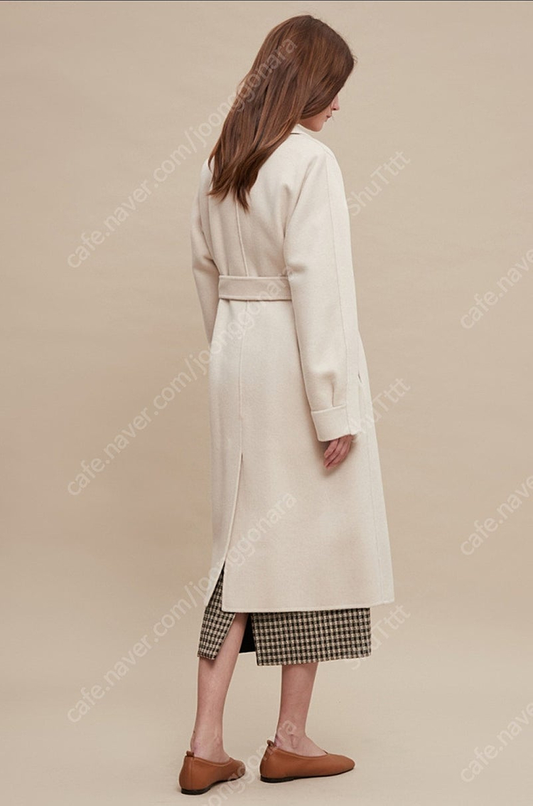 한섬 래트 LATT 서현 캐시미어 핸드메이드 코트--6
