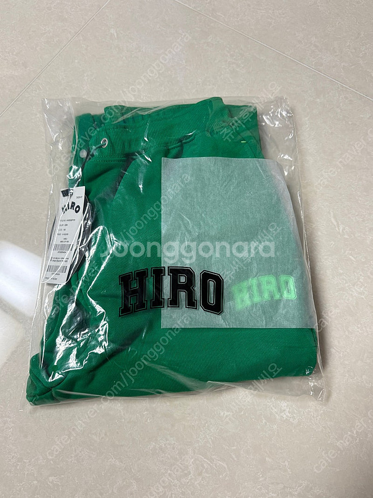히로 블랭크 조거 팬츠 그린 140--0