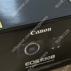 캐논 r50v 14-30 렌즈킷 미러리스 카메라 미개봉 새상품