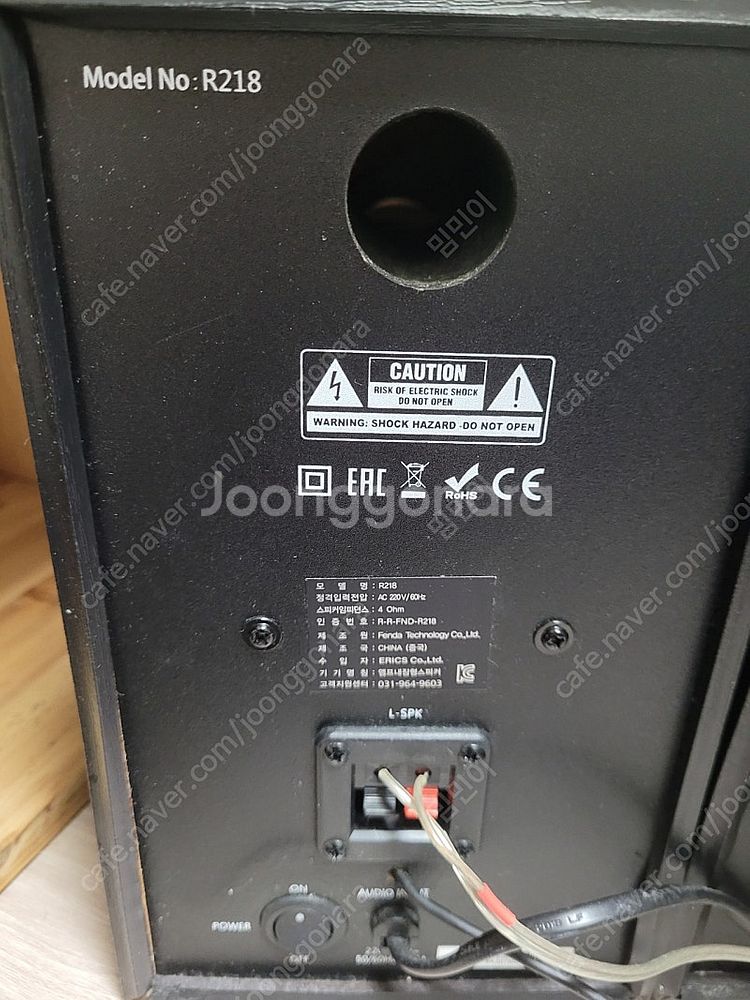 캔스톤 F&D R218 스피커--2