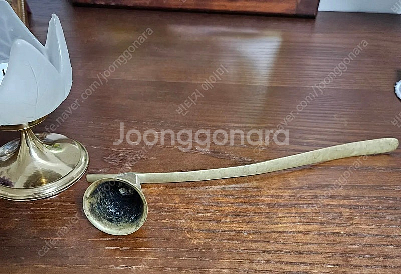 유럽 빈티지 엔틱 촛대 스너퍼 세트--9