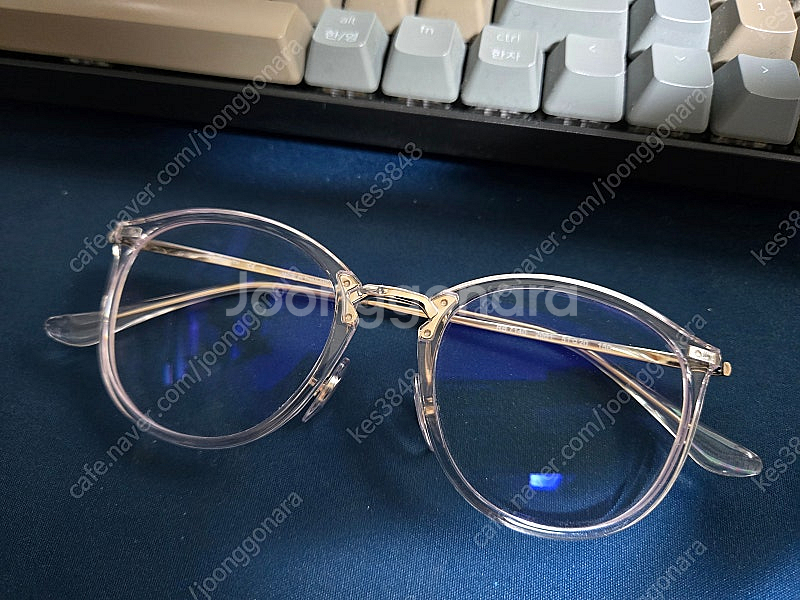 레이벤 7140 2001 투명테 51사이즈 판매합니다--1