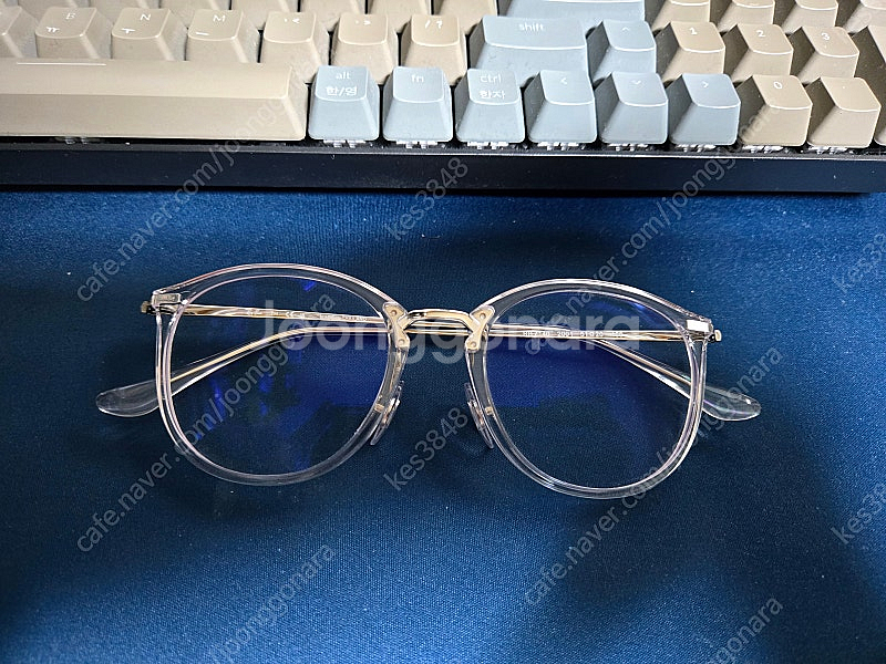 레이벤 7140 2001 투명테 51사이즈 판매합니다--2