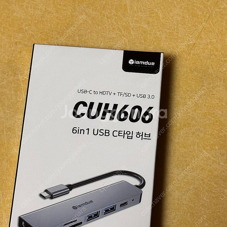 아이엠듀 6in1 USB C타입 허브 HDMI 4K 멀--2