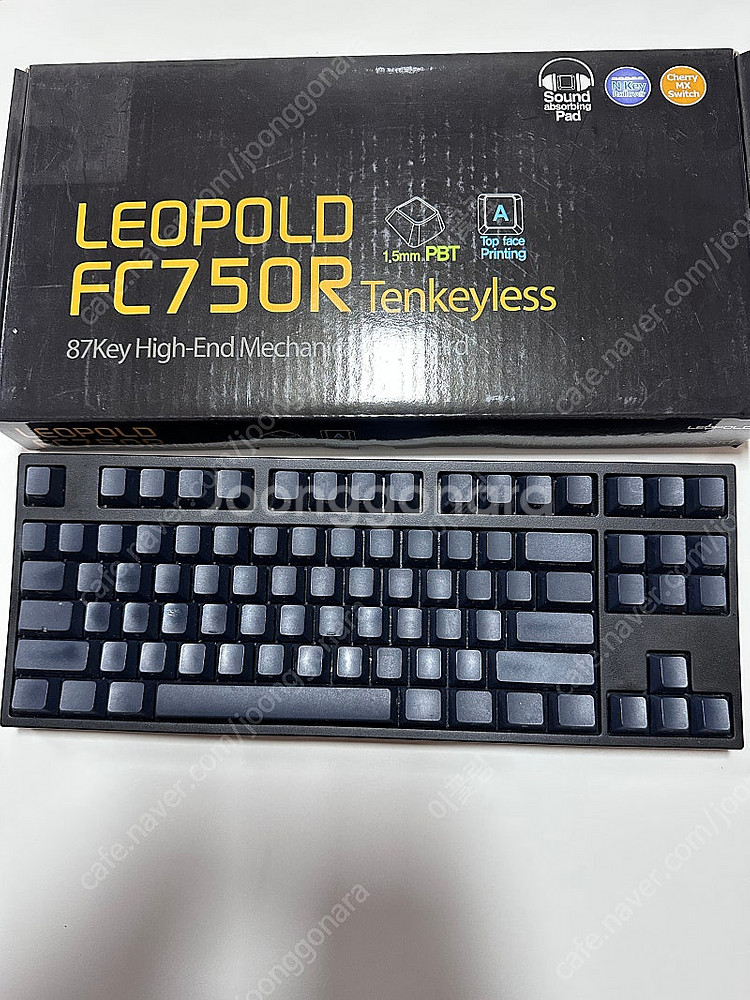 레오폴드 FC750R 텐키리스 갈축 영문 키보드--0