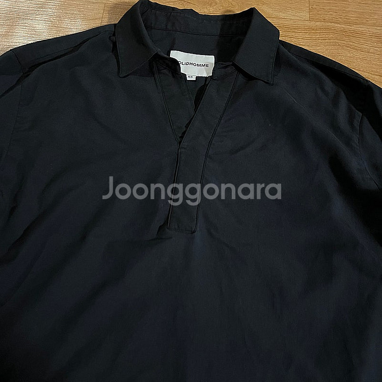 [100] 솔리드옴므 오픈카라 셔츠, 알마니 꼴레지오니...--1