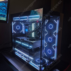 pc 케이스 마이크로닉스 우드리안 맥스+ 팬 풀세트 팝니다 컴퓨터 케이스 시스템 팬 일괄
