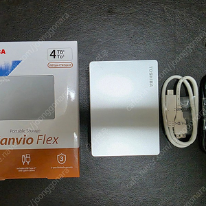 [택포] 도시바 canvio flex 4tb 외장하드 팝니다.