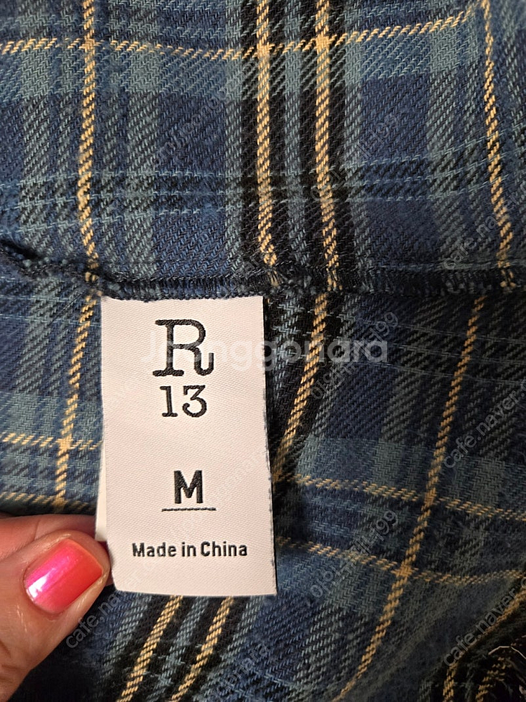 R13체크원피스새상품--2