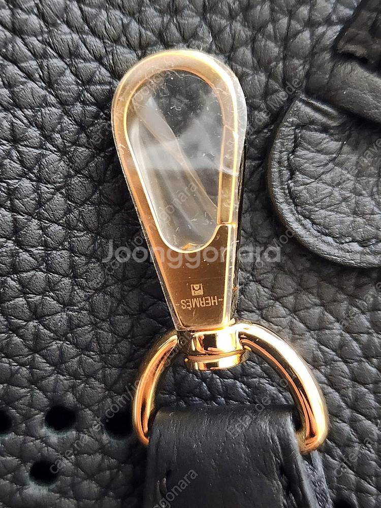 에르메스 미니에블린 미블린 블랙금장 새상품--7