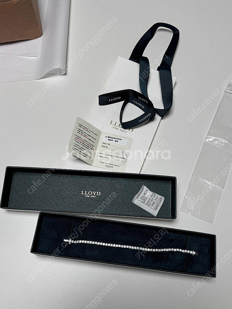 로이드 테니스 팔찌 3mm M--0